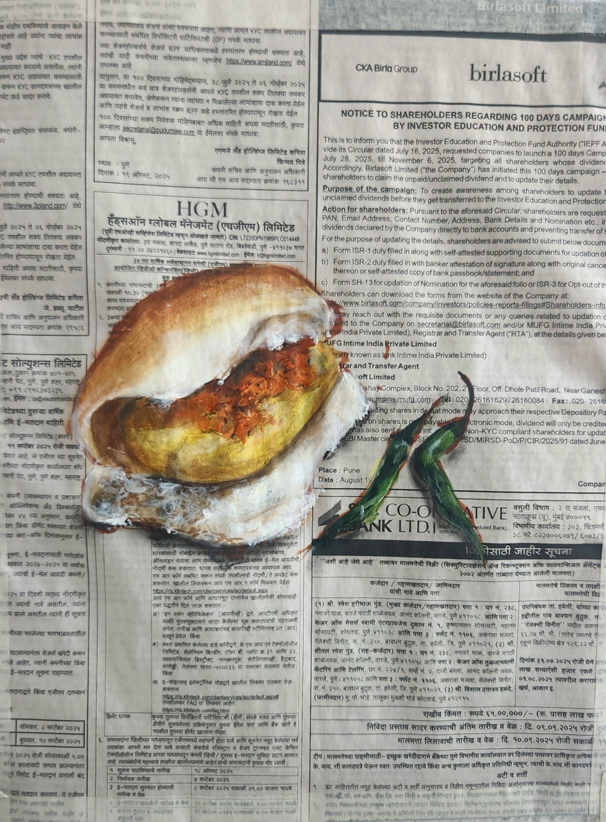 Staple Dish of Maharashtra by Veena Patange